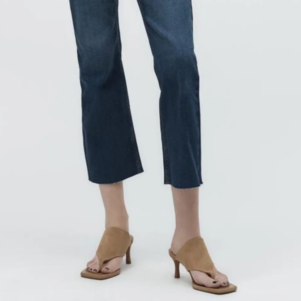 ZARA LIMITED EDITION TOE POST HEELED LEATHER SANDALS